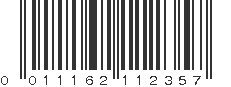 UPC 011162112357