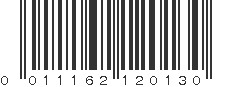 UPC 011162120130