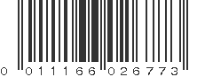 UPC 011166026773