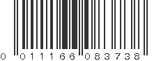 UPC 011166083738