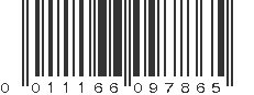 UPC 011166097865