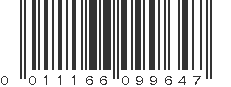 UPC 011166099647