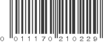 UPC 011170210229