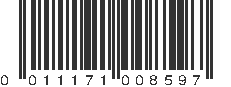 UPC 011171008597