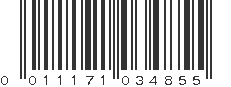 UPC 011171034855