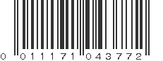 UPC 011171043772