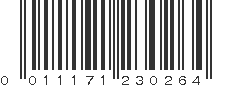 UPC 011171230264