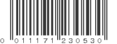 UPC 011171230530