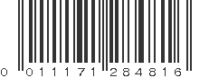 UPC 011171284816