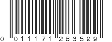 UPC 011171286599