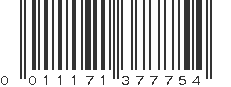 UPC 011171377754