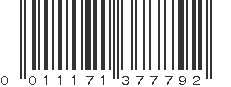 UPC 011171377792