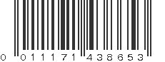 UPC 011171438653