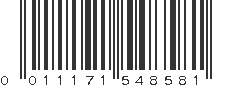 UPC 011171548581