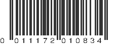 UPC 011172010834