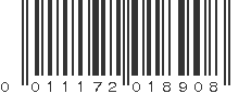 UPC 011172018908