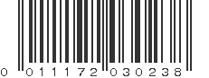 UPC 011172030238