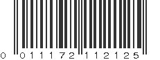 UPC 011172112125