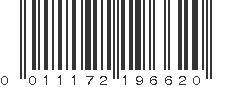 UPC 011172196620