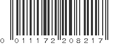 UPC 011172208217