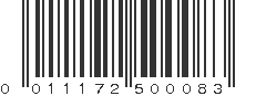 UPC 011172500083