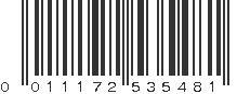 UPC 011172535481