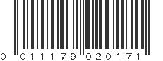 UPC 011179020171