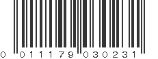 UPC 011179030231