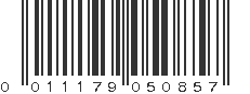 UPC 011179050857