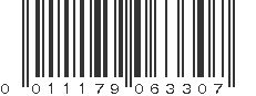 UPC 011179063307