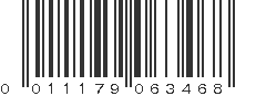 UPC 011179063468