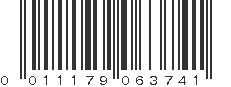 UPC 011179063741