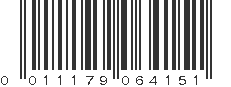 UPC 011179064151