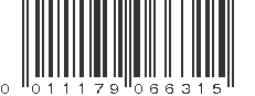 UPC 011179066315