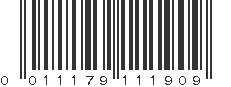 UPC 011179111909