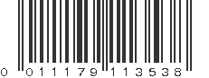 UPC 011179113538