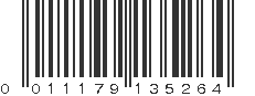 UPC 011179135264