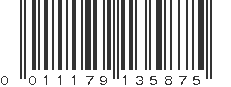 UPC 011179135875