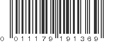 UPC 011179191369