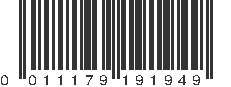 UPC 011179191949