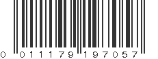 UPC 011179197057