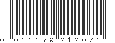 UPC 011179212071