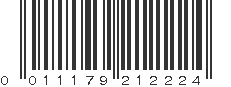 UPC 011179212224