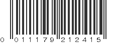 UPC 011179212415