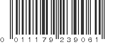 UPC 011179239061