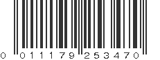 UPC 011179253470