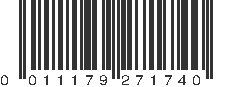 UPC 011179271740