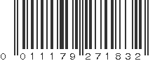 UPC 011179271832