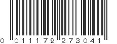 UPC 011179273041