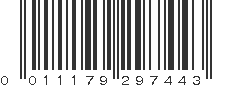 UPC 011179297443